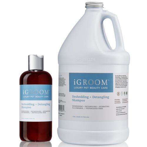 iGroom Deshedding & Detangling Shampoo - szampon dla psa ułatwiający rozczesywanie i usuwanie podszerstka, koncentrat 1:16