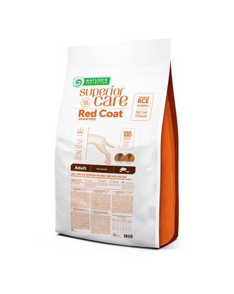 Nature’s Protection Superior Care Red Coat Adult All Breeds Salmon - karma dla rudych psów wszystkich ras, z łososiem i krylem - 10kg