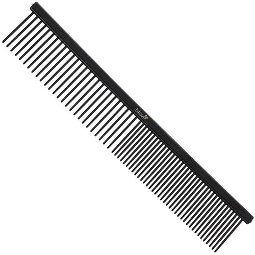 Blovi Antistatic Comb 19cm - grzebień metalowy dla psa i kota, z antystatyczną powłoką, mieszany rozstaw pinów (50/50)