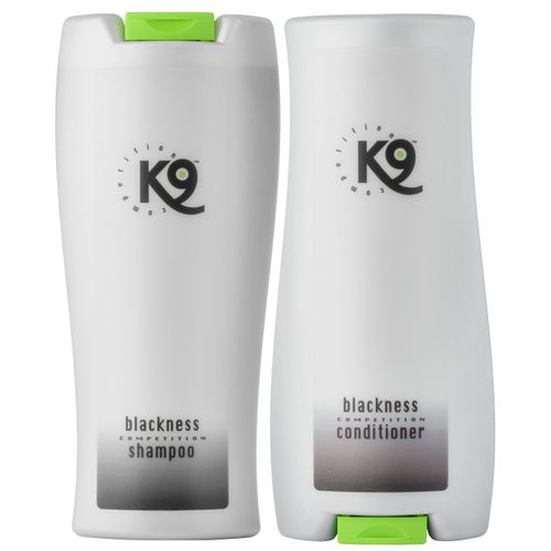 K9 Blackness - zestaw kosmetyków do pielęgnacji ciemnej i czarnej sierści