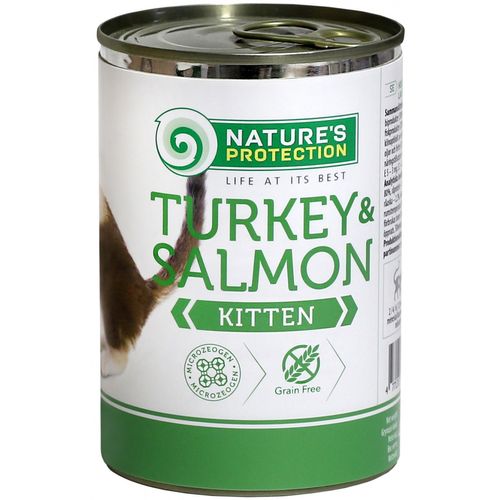 Nature’s Protection Kitten Turkey & Salmon - karma mokra dla kociąt z indykiem i łososiem