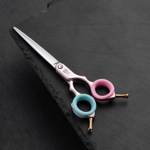 Blovi Teddy Line Pink Asian Style Scissors 6,5
