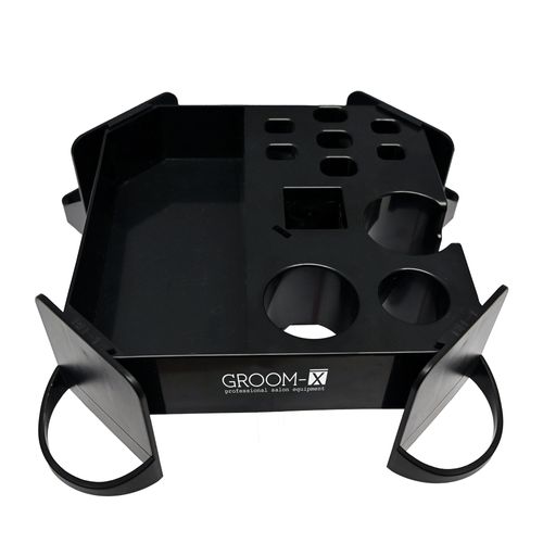 Groom-X Handy Tool Holder Deluxe Black - organizer groomerski, przybornik na akcesoria, mocowany do wysięgnika