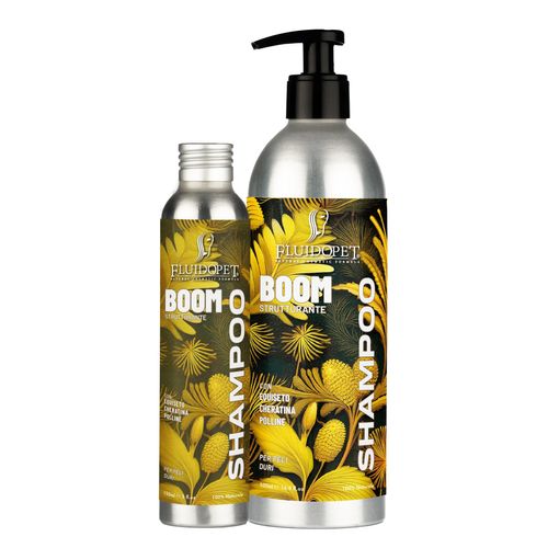 FluidoPet Boom Structuring Shampoo - keratynowy szampon dla psa, do szorstkiej sierści