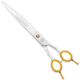 P&W Excelsior Curved Scissors - solidne nożyczki gięte z szerokimi ostrzami typu convex i krótkim, ergonomicznym uchwytem