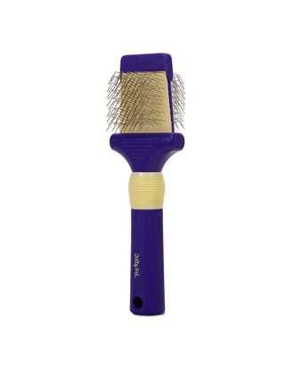 Jelly Pet Double-Sided Flexible Slicker Brush Small - dwustronna, elastyczna szczotka pudlówka, dla małych psów