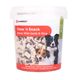 Flamingo Chew`n Snack Lamb & Rice Bones 500g - smaczki treningowe dla psa, z jagnięciną i ryżem