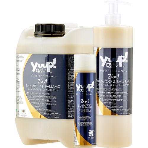 Yuup 2in1 Shampoo & Conditioner - szampon z odżywka dla psa i kota, koncentrat 1:20