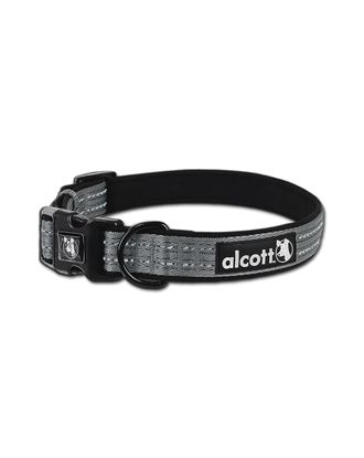 Alcott Adventure Collar Grey - odblaskowa obroża dla psa, szara