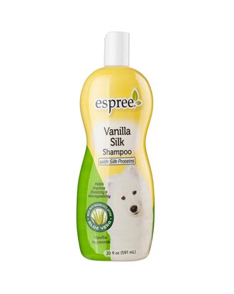 Espree Vanilla Silk Shampoo - szampon wzmacniający i ułatwiający układanie sierści, koncentrat 1:16