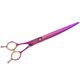 P&W ButterFly Left Curved Scissors 8" - profesjonalne nożyczki groomerskie dla osób leworęcznych, gięte