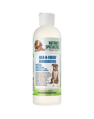 Nature's Specialties Silk-N-Finish Gel - wielozadaniowa odżywka w żelu dla psa i kota, zapobiega przywieraniu śniegu - 237ml