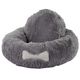 Biglo Plush Donut Gray - mięciutkie, puszyste i antystresowe legowisko dla psa, szare