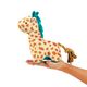 Max&Molly Huggles Giraffe Jerry - pluszak dla psa bez piszczałki, kolorowa żyrafa