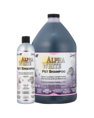 Double K Alpha White Shampoo - szampon wybielający dla białych psów, kotów, koni, koncentrat 1:32