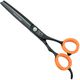 P&W Black Widow Thinning 6" - profesjonalne degażówki jednostronne z ozdobną śrubą, 50 ząbków