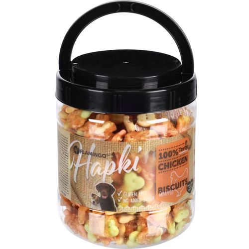 Flamingo Hapki Chicken Biscuits Wrap 550g - ciasteczka dla psa z kurczakiem