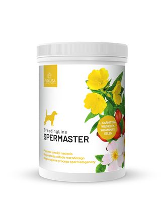 Pokusa BreedingLine Spermaster 350g - suplement poprawiający jakość nasienia u reproduktorów