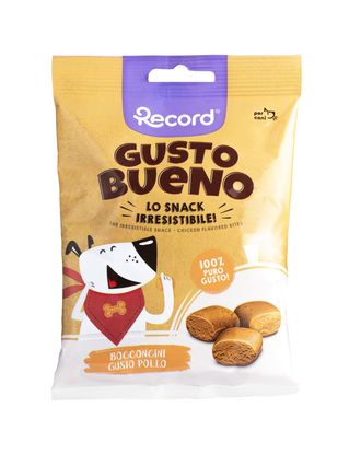 Record Gusto Bueno Chicken Flavored Bites 50g - smaczki dla psa, kąski o smaku kurczaka