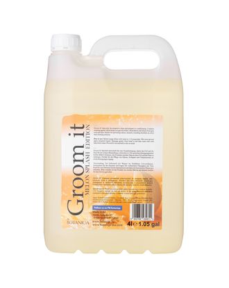 Botaniqa Groom It Shampoo Melon 4L - szampon dla psa do mycia zasadniczego, o zapachu melona