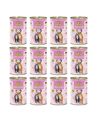 GranataPet DeliCatessen Salmon &amp; Seafood - bezzbożowa mokra karma dla kota, łosoś i owoce morza - 12x 400g