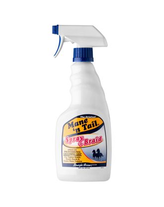 Mane'n Tail Spray & Braid - preparat ułatwiający zaplatanie włosów, grzywy i ogona, dla koni i psów