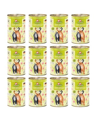 GranataPet DeliCatessen Pheasant & Coney - bezzbożowa mokra karma dla kota, bażant z królikiem - 12x 400g