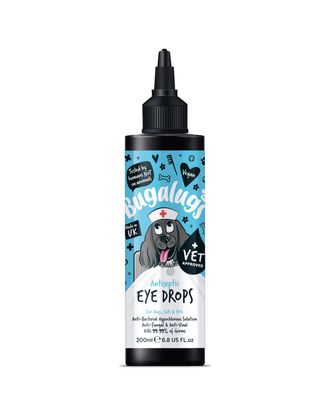 Bugalugs Antiseptic Eye Drops 200ml - krople do czyszczenia oczu psa i kota