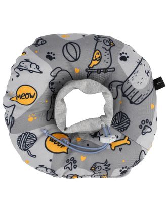 Biglo Pet Recovery Soft Cone Light Gray - kołnierz dla psa i kota, miękki, jasnoszary