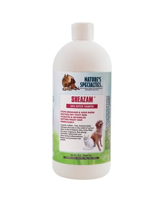 Nature's Specialties Sheazam Shampoo - łagodząco-regenerujący szampon dla psa i kota, koncentrat 1:8 - 946ml