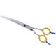 P&W Oceane Titanium Curved Scissors - profesjonalne nożyczki groomerskie, gięte