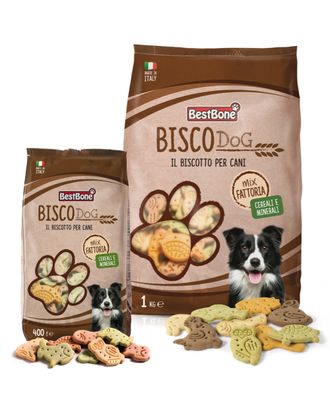 Best Bone Bisco Dog Mix Fattoria - pyszne smakołyki dla psów, w kształcie zwierzątek