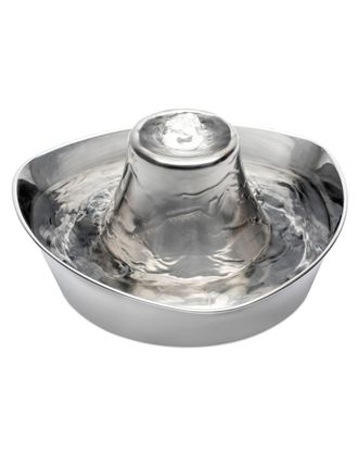 PetSafe Seaside Stainless Steel Pet Fountain 1,8L - fontanna dla kota i psa, ze stali nierdzewnej