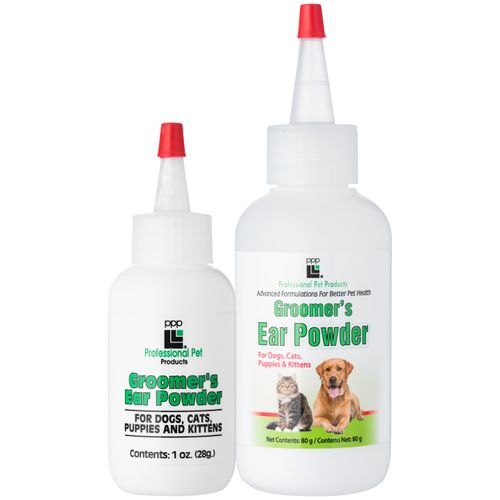 PPP Groomer's Ear Powder - puder do pielęgnacji i usuwania włosów z uszu psa i kota