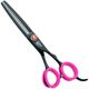 P&W Black Widow Double Thinning 6" - profesjonalne degażówki dwustronne z ozdobną śrubą, 30 ząbków