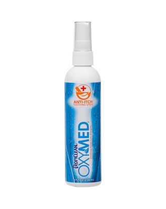 Tropiclean Oxymed Anti-Itch Spray 236ml - spray kojący i odżywiający suchą, swędzącą i łuszczącą się skórę zwierząt