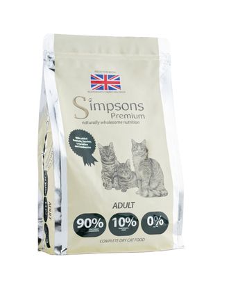 Simpsons Premium Cat Adult 90/10 Mixed Meat & Fish - karma dla kotów, drób i ryby - 6kg