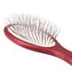 Blovi Red Wood Pin Brush - duża, miękka, drewniana szczotka z metalową szpilką 17mm, dla yorka, maltańczyka, shih-tzu