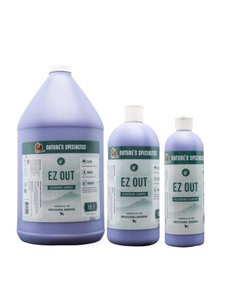 Nature's Specialties EZ Out Shampoo - szampon wspomagający usuwanie podszerstka, dla psa i kota, koncentrat 1:16