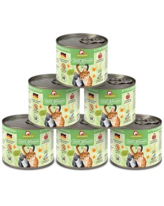 GranataPet DeliCatessen Kitten/Junior Poultry - bezzbożowa mokra karma dla kociąt, z drobiem - 6x 200g