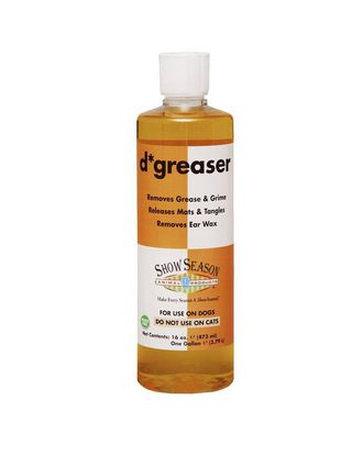 Show Season D-Greaser Shampoo - głęboko oczyszczający, odtłuszczający szampon dla psa, usuwający woskowinę uszną,  ułatwiający rozczesywanie