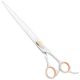 Jargem Strong Straight Scissors - solidne nożyczki groomerskie z długimi i cienkimi ostrzami, złota śruba