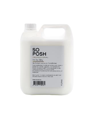 So Posh I'm So Silky Leave On Conditioner - nawilżająca odżywka bez spłukiwania, ułatwiająca rozczesywanie sierści, koncentrat 1:16 - 4L