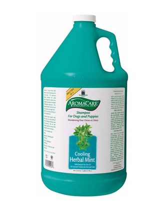 PPP AromaCare Herbal Mint Shampoo - odświeżająco-chłodzący szampon dla psa, z miętą i olejkiem z drzewa herbacianego, koncentrat 1:32 - 3,8L