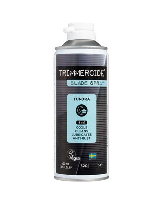 Trimmercide Blade Spray 4in1 Tundra 400ml - preparat do konserwacji i czyszczenia ostrzy, zapach tajga