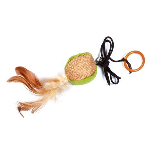 Cat&Rina Cat Toy Ball - piłeczka dla kota, bawełniana zabawka na sznurku