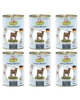 GranataPet Veal & Coney - bezzbożowa mokra karma dla psa, cielęcina i królik - 6x 400g