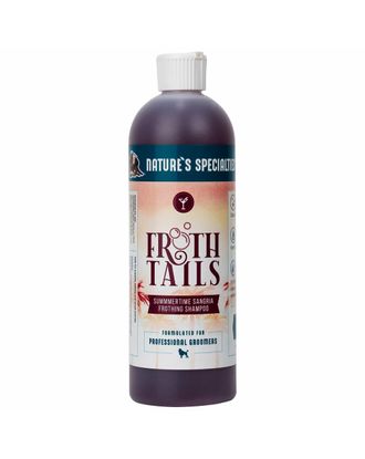 Nature's Specialties Froth Tails Summertime Shampoo - nawilżający szampon dla psa i kota, o  tropikalnym zapachu, koncentrat 1:50 - 475ml