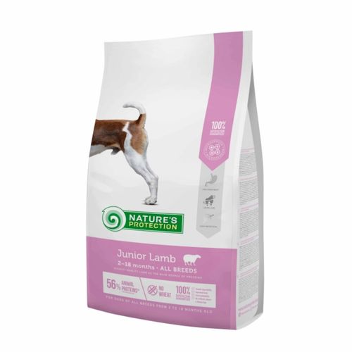 Nature’s Protection Junior Lamb 7,5kg - bezzbożowa karma dla szczeniąt, z jagnięciną