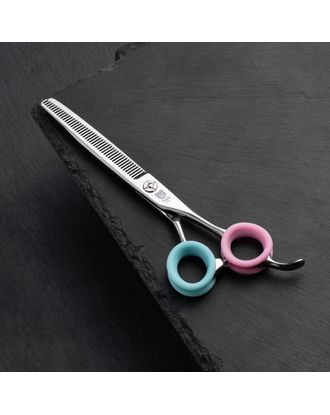 Blovi Teddy Line Thinning 45T 6,5" - degażówki groomerskie proste, do teksturowania i prac wykończeniowych, stal japońska